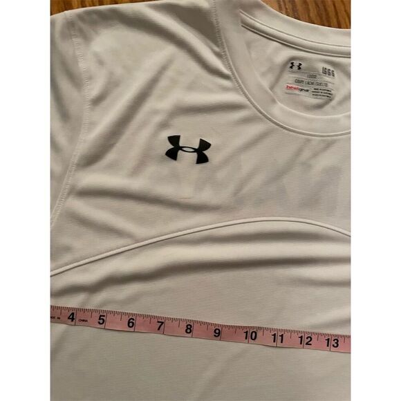 Under Armour Men's White  TShirt L Olympic Committee Logo Casual - Picture 4 of 9